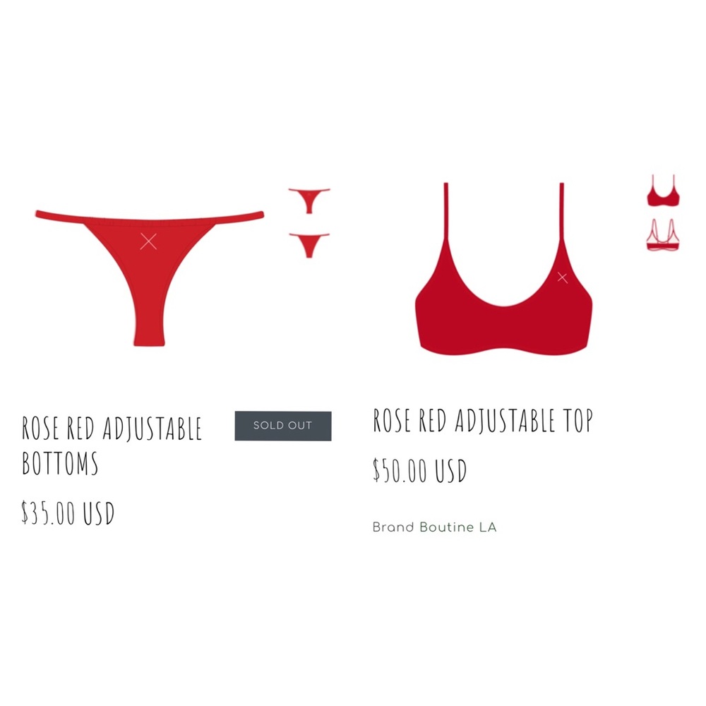 Boutine LA swimsuit set